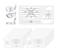 flintronic 180 PCS Club de Golf Impact Tape, Ruban d'impact, Marqué étiquettes Labels pour Fers Wood Driver Putter, Aide à l'analyse du Swing, Sweet Spot Analys pour Améliorer la Frappe de Balle