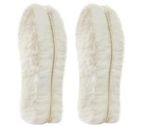 Flintronic 2 paires Semelles Chaussures en laine d'agneau, Semelles Intérieures Extra Épaisses, Semelle thermique d'hiver, Véritable laine d'agneau, Semelles Chauffantes pour Femmes Hommes
