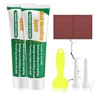 Flintronic 2 Pcs Crème de Réparation Murale, Rebouche Petits Trous, Enduit de Lissage Prêt à l'Emploi en Pâte, avec Spatule et Papier Abrasif, pour Reboucher Imperfections et Fissures, 250 g - Vert