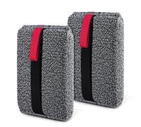 Flintronic 2 PCS Éponge Exfoliante Corps, Rectangle Double Texture Unisexe, pour enlever les Peaux Mortes Scrub Corps et Bain