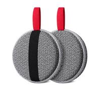 Flintronic 2 PCS Éponge Exfoliante Corps, Rond Double Texture Unisexe, pour enlever les Peaux Mortes Scrub Corps et Bain