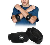 flintronic 2 Pièces Coudiere Tendinite, Coudiere Epicondylite Réglable, Soulage La Douleur Du Tennis Elbow, avec un Coussin de Compression en EVA, Coudiere Musculation, pour Tennis Golf Padel Gym