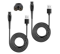 flintronic 2Pcs 5V Câble de Charge USB pour Rasoir Électrique Philips, Compatible avec la Série 5000, la Série 5000X et la Série 7000, QP2724 QP2720 QP2734 QP4530 S5887 S5889 S5898 OneBlade Pro 360