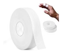 flintronic 3 Rouleaux Ruban Athlétique élastique en Coton, 1.5x10m Bande de Kinésiologie de Sport, Hypoallergénique, Bandage Autoadhésif, pour Genoux épaules, Entraînement - Haltérophilie, Blanc