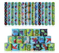 flintronic 30pcs Slap Bracelets à Claquer, Slap Bandes pour Enfants, Bracelets Snap Multicolores pour Enfants, Garçons, Filles, Anniversaire, Slap Bands Slap Bracelets Enfant pour l'anniversaire