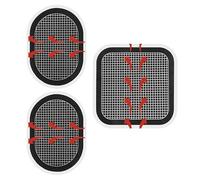 flintronic 3Pcs Gel Pad pour Hip Muscle, Feuille Gel de Rechange de Formateur EMS, Électrodes Remplacement de Gel Feuille pour Electrostimulateur Musculaire Appareil ABS