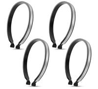 flintronic 4 Pcs Pinces à Vélo Réfléchissantes, Clip de Pantalon Réfléchissant à Vélo, Universel ABS Sangle Cheville Reflechissante Velo, Clip De Pantalon Réfléchissant pour Vélo Unisexe