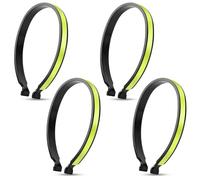 flintronic 4 Pcs Pinces à Vélo Réfléchissantes, Clip de Pantalon Réfléchissant à Vélo, Universel ABS Sangle Cheville Reflechissante Velo, Clip De Pantalon Réfléchissant pour Vélo Unisexe
