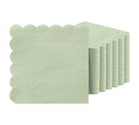 Flintronic 40 x Serviettes pour Fêtes et Anniversaires, 31 x 31 cm, Serviettes de Décoration de Table, Serviette Cocktail, Idéales pour Fêtes, Mariage, Célébrations, Baby Shower, Bordé de Dentelle