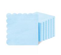 Flintronic 40 x Serviettes pour Fêtes et Anniversaires, 31 x 31 cm, Serviettes de Décoration de Table, Serviette Cocktail, Idéales pour Fêtes, Mariage, Célébrations, Baby Shower, Bordé de Dentelle