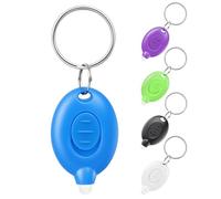 flintronic 5 Pcs Lampe de Poche, Lampe Torche à LED 12 Lumens, Porte-Clés Torcheen Portable, Alimentée par Batterie, pour Extérieur, Camping, Randonnée, Urgences