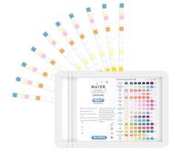 Flintronic 50 Bandelettes Spa et Piscine 16 en 1, Bandelettes Spa et Piscine, Bandelette ph piscine Bandes Test Qualité d'eau pour Test Brome, pH, Dureté, Chlore, Chlore Libre (50PC)