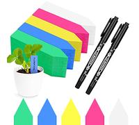 Flintronic 525pcs Étiquette Plante Plastique, Étiquettes Pieu Jardin Imperméables Multicolore avec 2*Stylo Marqueur, Étiquettes de Signe pour Graines D'herbes