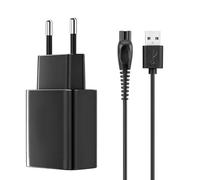 flintronic 5V Chargeur Pour Rasoir Électrique Philips, Câble de Recharge de 1 m, Compatible avec QP2724/90,QP2834/70,S3243/91,MG5910/49,MG7910/49, QP1924/70,MG9510/60,Rasoir pour Femmes Série 8000