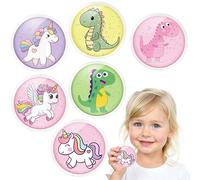 Flintronic 6 Pcs Poche de Gel Chaud Froid pour Enfant, Packs de Glace pour Enfants, Réutilisables, pour Compresse de Froid Piqure Insecte Maux de Tête