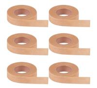 flintronic 6 Rouleaux Ruban de Peau Flexible, 1.25cmx9m Micropore Sparadrap Chirurgical Médical Bande Non Tissé, Bandage Autoadhésif pour visage, Peau Sensible, Sports - Couleur Peau
