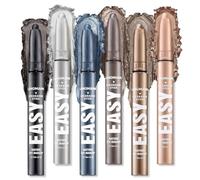 Flintronic 6PCS Crayon Fard a Paupieres, Bâton d'Ombre à Paupières, Baton de Fard a Paupiere Pailleté, Imperméable, Longue Durée Séchage Rapide, éclaircissant pour les Yeux, Glamour Mat