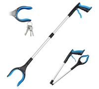 Flintronic 82cm Pince Ramasse Objet, Pince Telescopique avec Crochet Magnétique, Pince Ramasse Dechets, pour Personnes Âgées, Personnes à Mobilité Réduite