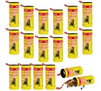 Flintronic Attrape Mouche, Rouleaux de Papier Tue-Mouches, Papier Tue Mouche Interieur, Rubans Attrape Mouches, 18PC Papier Tue Mouche pour Les moustiques et Autres Insectes Volants