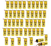 Flintronic Attrape Mouche, Rouleaux de Papier Tue-Mouches, Papier Tue Mouche Interieur, Rubans Attrape Mouches, 48PC Papier Tue Mouche pour Les moustiques et Autres Insectes Volants