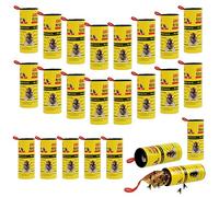 Flintronic Attrape Mouche, Rouleaux de Papier Tue-Mouches, Papier Tue Mouche Interieur, Rubans Attrape Mouches, 24PC Papier Tue Mouche pour Les moustiques et Autres Insectes Volants