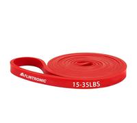 Flintronic Bande Elastique Musculation, Bande de Resistance Traction, Bandes de Fitness Latex Élastique, Élastique Traction pour tractions, Crossfit, Dips, Pilates, Yoga, Homme & Femme, Rouge