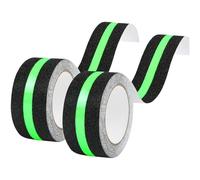 flintronic Bande Fluorescente, 2 Rouleaux 5cm*5m Bande Antidérapante Adhésive, Ruban Autocollant Fluorescent pour un Avertissement Réfléchissant de Nuit, Ruban Antiderapante pour Escaliers et Marches