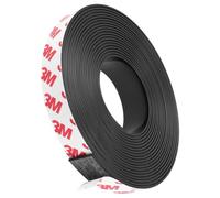 Flintronic Bande Magnétique Autocollante, 2M Bande Magnétique Autocollante Forte avec Adhésive, 3CM x 1.5MM Bandes Souple Aimantée Magnétiques Autocollantes pour Aimants, Organiser, Présenter