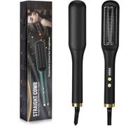 Flintronic Brosse Lissante Pour Cheveux,Fer à Lisser avec Peigne IntéGré,Lisseur Cheveux Professionnel Négatifs Lons,30s Chauffage