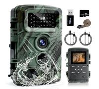 Flintronic Camera de Chasse Nocturne, 58MP 2.7K HD Caméra de Chasse, Invisible Infrarouge Vision Nocturne Animaux Piege Caméra Photographique, Camera Exterieur Étanche Grand Angle 120 °/IP66