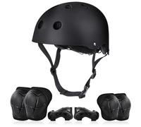 Flintronic Casque Vélo Enfant, Casque Vélo Enfant Set 3-13 Ans, Casques de Vélo Coudières Genouillère Protège-Poignets pour Cyclisme Roller Skate Scooter