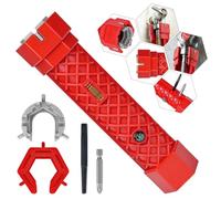 flintronic Clé à Robinet 12 En 1, Cle a Tuyauter, Evier Multifonction Antidérapant, Multifonctionnelle Cuisine-Bain Outil Plomberie Pour Cuvette De Toilettes Cuisine Plomberie(Rouge)