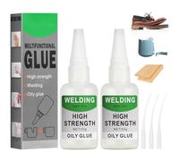 Flintronic Colle Instantanée extra forte, Colle à Base D'huile, Universelle Puissante, Séchage Rapide, Résistante à l'Huile pour Plastique, Cuir, Métal, Bois, Céramique (50g)