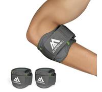 flintronic Coudiere Tendinit, Coudières Épicondylite Réglable, Attelle Coude de Compression avec Rembourrage, Soulagement de la Douleur, pour Tennis, Golfeurs, Blessures de Récupération, 2 Pcs