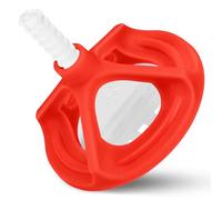 Flintronic Croisillons Carrelage Autonivelant 3mm Kit, 200 pcs 3mm Système Nivellement à Visser Croisillons avec 100 Cadrans Réutilisables aide la pose de carreaux pour pose Sols/murs(Rouge)