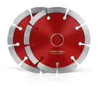 flintronic Disque Diamant, 2 Pièces Diamant à Meuler Béton 115 x 22,2 mm, Disque Diamant Universelle pour Poncer Béton, Pierre, Granit Chape, Maçonnerie, Usage Universel