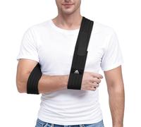 flintronic Écharpe de Bras, Réglable Confortable Immobilisateur D'épaule, Attelle Bras pour Blessures Respirant, Les Mains Droite et Gauche, Pour Femmes et Hommes, pour le bras et l'épaule - 180cm