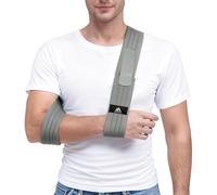 flintronic Écharpe de Bras, Réglable Confortable Immobilisateur D'épaule, Attelle Bras pour Blessures Respirant, Les Mains Droite et Gauche, Pour Femmes et Hommes, pour le bras et l'épaule - 180cm