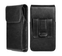 Flintronic Étui de Ceinture Pochette Téléphone Holster, Vertical Ceinture Holster Étui Cuir Boucle Coque, Pochette Ceintures Smartphone Cuir pour Smartphones de 6,1 Pouces iPhone XR 11 12 13 14 15