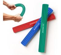 Flintronic Flex Therapy Barre de Résistance, Lot de 3 Barres Flex Therapy, Barre de Résistance de Torsion et de Flexion avec 3 Niveaux de Résistance, Antidérapante, pour Coudes, Poignets, Bras