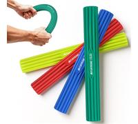Flintronic Flex Therapy Barre de Résistance, Lot de 4 Barres Flex Therapy, Barre de Résistance de Torsion et de Flexion avec 4 Niveaux de Résistance, Antidérapante, pour Coudes, Poignets, Bras