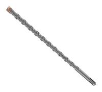 Flintronic Foret à Béton, Ø 12 x 350mm Foret Carrelage, Forets SDS Plus, Jeu de Forets à Béton, avec 4 taillants en carbure et double vis, pour Percer Dans le Bétons, Brique, Pierre, Maçonnerie