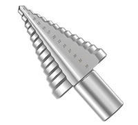 flintronic Foret Étagé Métal, Foret Fraise Meche Etage(5mm-35mm) avec Revêtement Titane pour Métal, Bois, Plastique, Laiton, Aluminium, PVC
