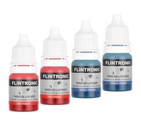 Flintronic Frein Filet, Thread Lock, Adhésif de Force Moyenne et Forte pour Écrous, Boulons, Fixations Métalliques, Fixations Métalliques, Empêche le Desserrage, Anti-Corrosion, 2*(5ml+5ml)