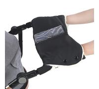Flintronic Gants de Poussette, Protège Mains Poussette, Gants Poussettes Doux Coupe-Vent Imperméable, Ultra Chaude, Poche pour Téléphone Portable, Taille Universelle