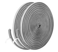 Flintronic Joint Brosse porte Coulissante,2 Pièces oint brosse porte coulissante Polypropylène,9mm(B) x 5mm(D) x 6M(L) Autocollante Joint Brosse Porte pour L'isolation la Protection Contre le Vent