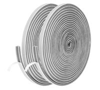Flintronic Joint Brosse porte Coulissante,2 Pièces oint brosse porte coulissante Polypropylène,9mm(B) x 5mm(D) x 6M(L) Autocollante Joint Brosse Porte pour L'isolation la Protection Contre le Vent