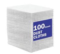 Flintronic Lingettes de Balayage à Sec Jetables, 100 Recharges Compatibles avec Swiffer Sweeper, pour Balayage et Dépoussiérage des Sols Durs, Parquet et Carrelage - Balai non inclus