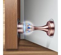 flintronic Lot de 1 Butées de porte Magnétiques, cales de Porte Intérieures pour Plinthes, Butées de Porte au sol avec loquet Auto-adhésif 3M, vis Dissimulées, Loquet de Porte Magnétique pour Maison