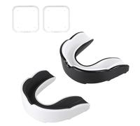Flintronic Lot de 2 Protege Dents Boxe pour Enfants, Protège-dents Mixte Enfants Protège Dent Boxe, Protège-Dents Sport avec Boîte Portable, Taille Unique